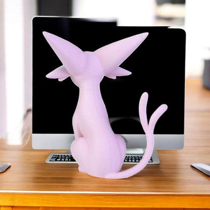 Espeon 3D Printed Model - Pokemon Game Collectible Figurine fan art desk pet image 2