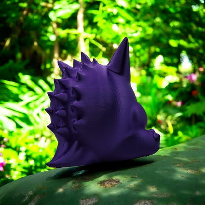 Gengar piggy bank 3D Printed Model - Pokemon Game Collectible Figurine fan art desk pet image 3