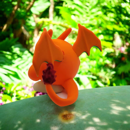 Kirby Charizard 3D Printed Model - Kirby Pokemon Game Collectible Figurine fan art desk pet image 6