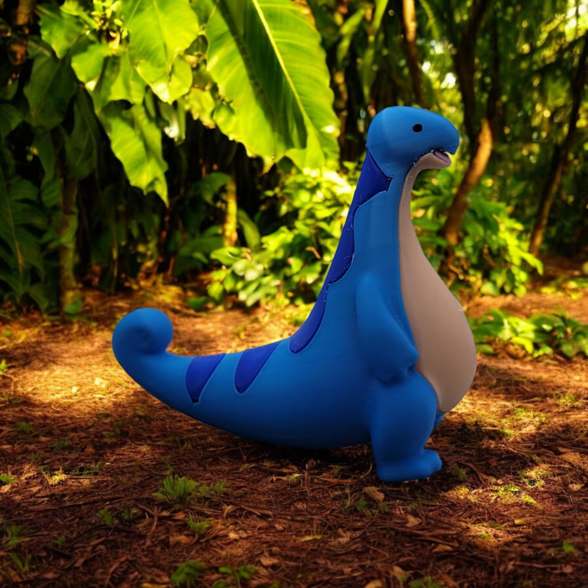 Relaxaurus 3D Printed Model - Palworld Game Collectible Figurine fan art desk pet image 1