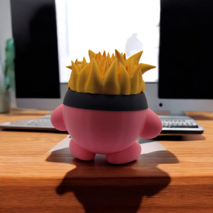 Naruto Kirby 3D Printed Model - Kirby Game Collectible Figurine fan art desk pet image 4