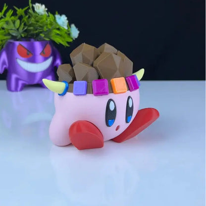 Stone Kirby 3D Printed Model - Kirby Game Collectible Figurine fan art desk pet image 2