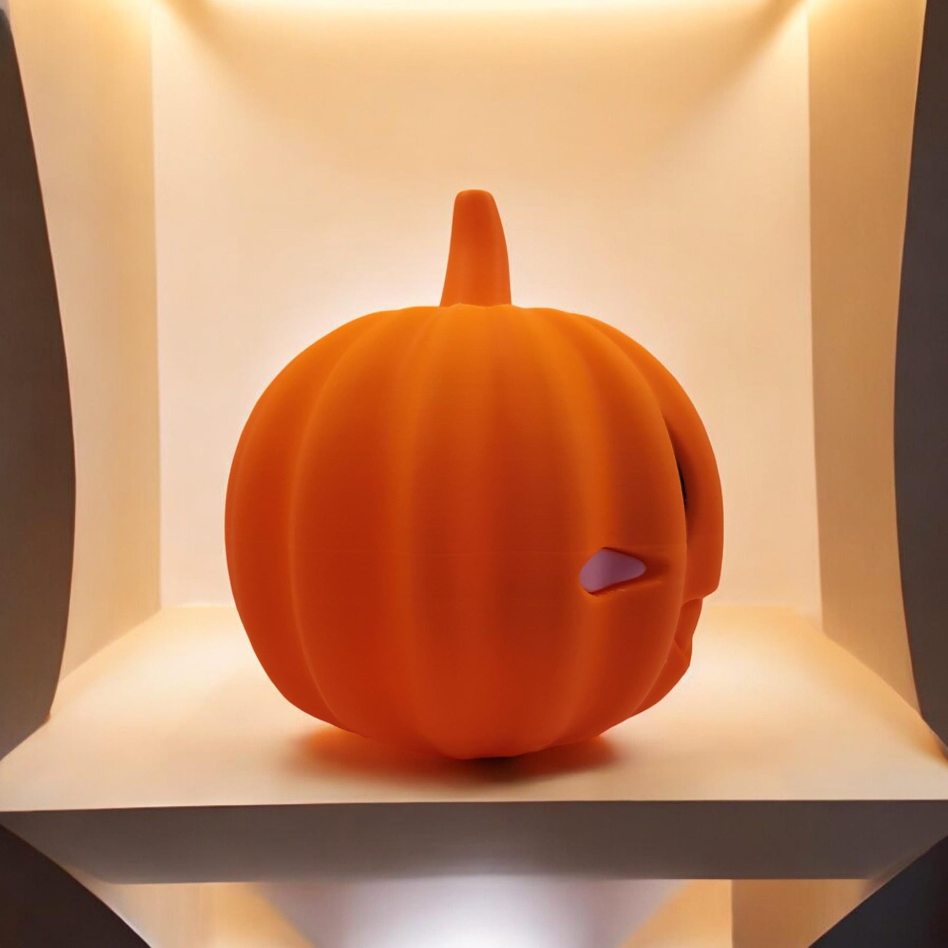 Pumpkin Kirby 3D Printed Model - Kirby Game Collectible Figurine fan art desk pet image 2
