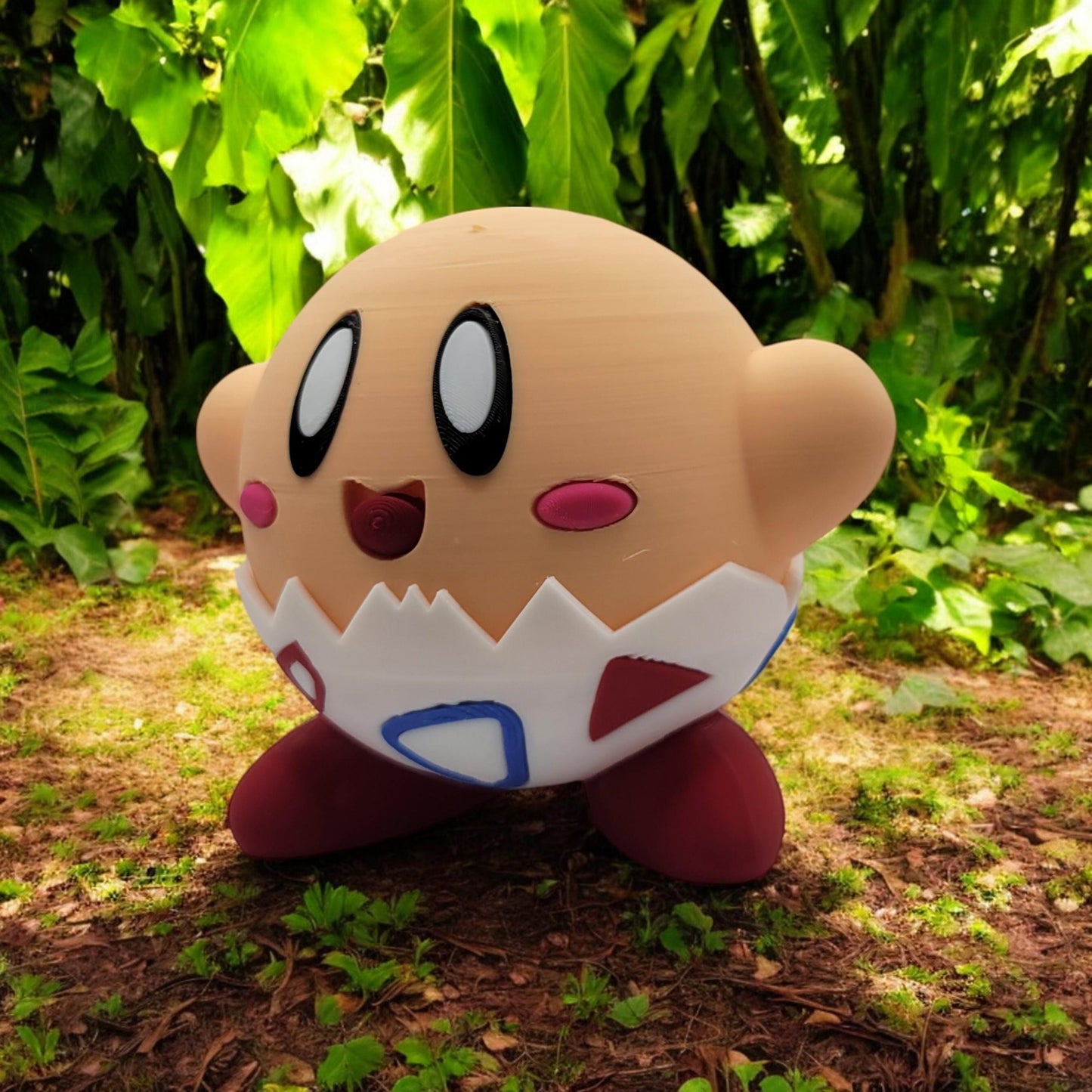 Togepi Kirby 3D Printed Model - Kirby Game Collectible Figurine fan art desk pet image 0
