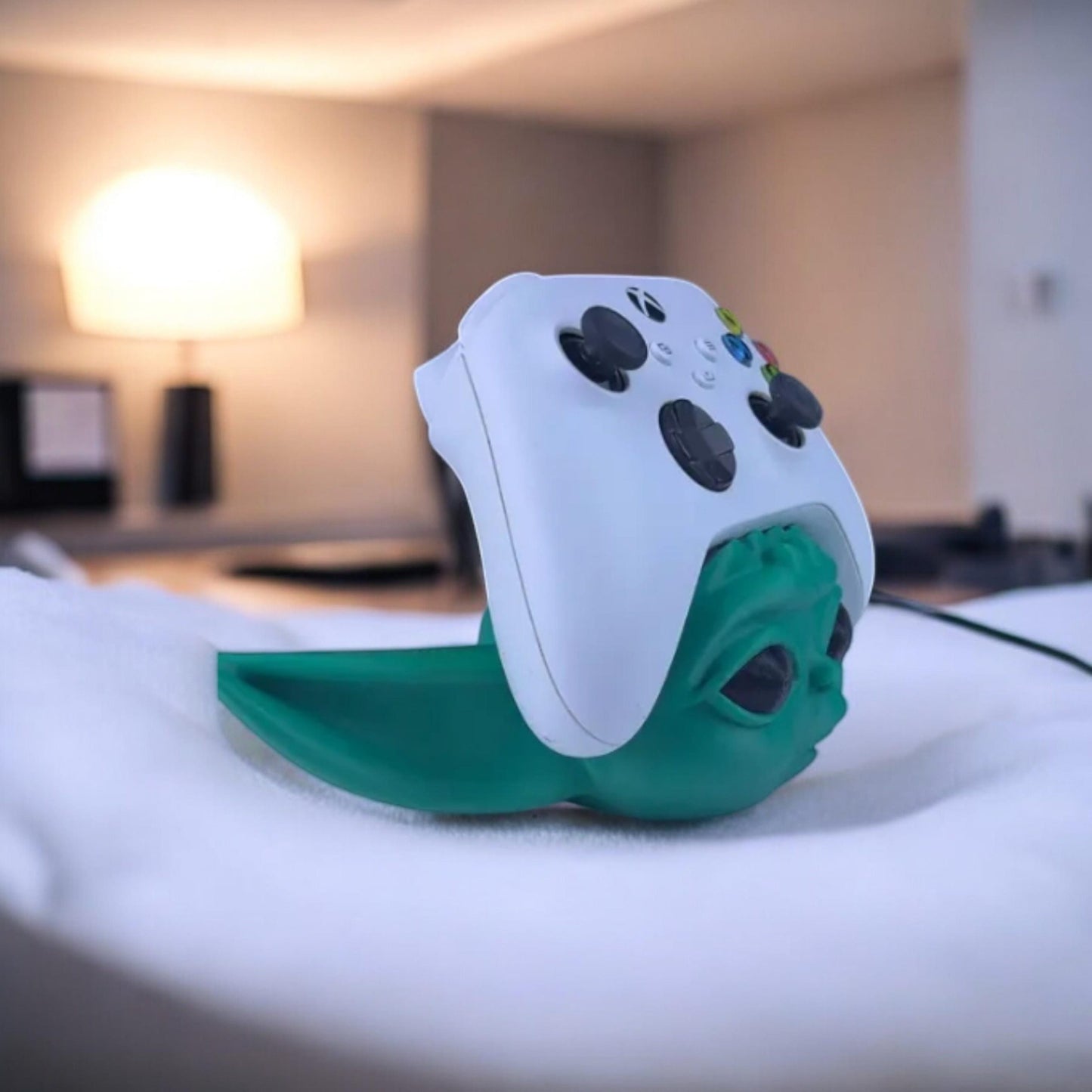 Baby Yoda Controller Holder 3D Printed Model - Mandalorean Game Collectible Figurine fan art desk pet image 6