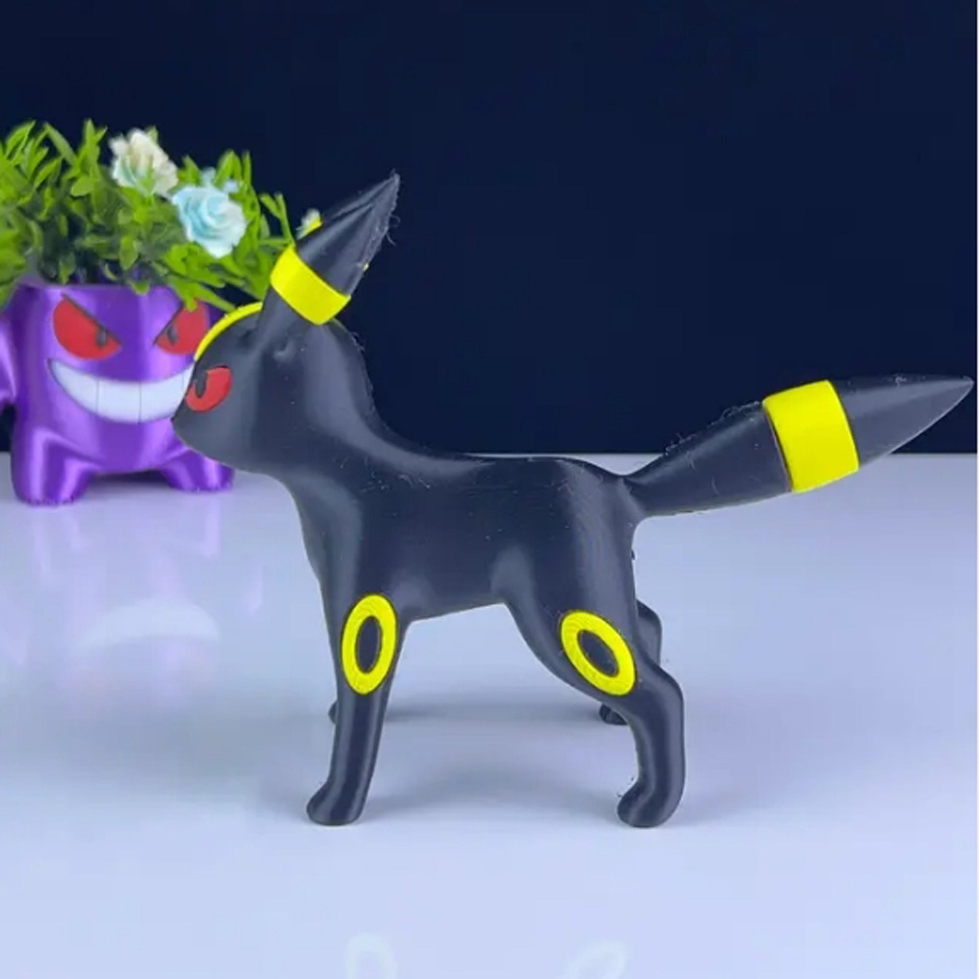 Umbreon 3D Printed Model - Pokemon Game Collectible Figurine fan art desk pet image 2