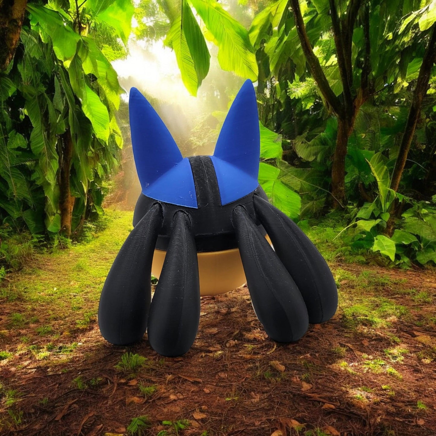Lucario Pokeball 3D Printed Model - Poke Balls Game Collectible Figurine fan art desk pet image 9