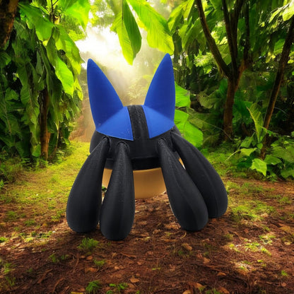 Lucario Pokeball 3D Printed Model - Poke Balls Game Collectible Figurine fan art desk pet image 9