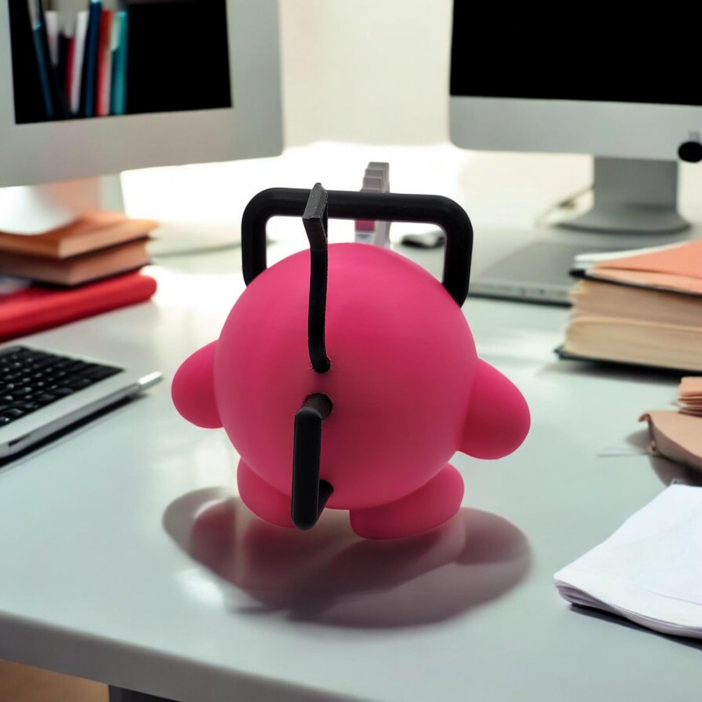 Pochita Kirby 3D Printed Model - Kirby Game Collectible Figurine fan art desk pet image 4
