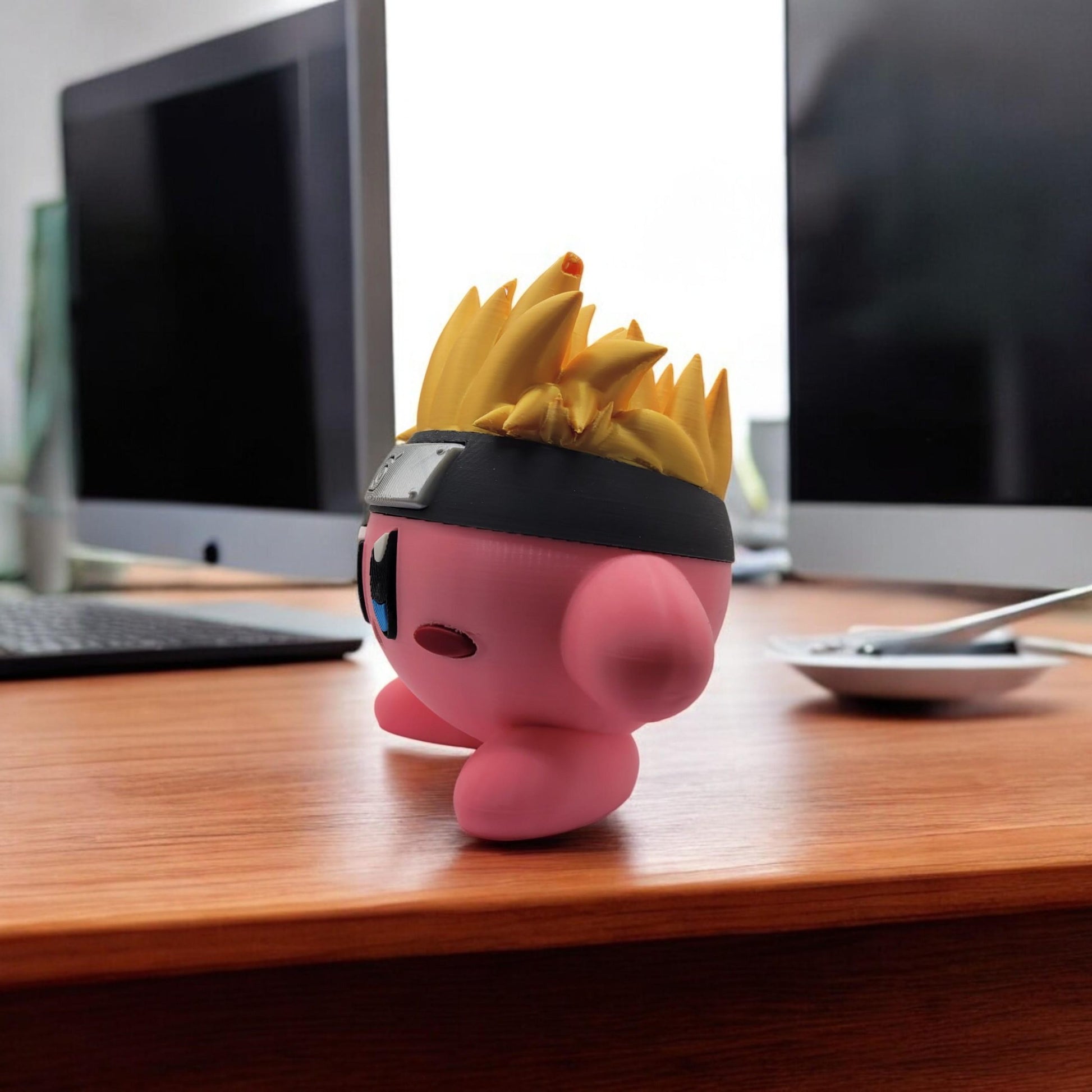 Naruto Kirby 3D Printed Model - Kirby Game Collectible Figurine fan art desk pet image 7