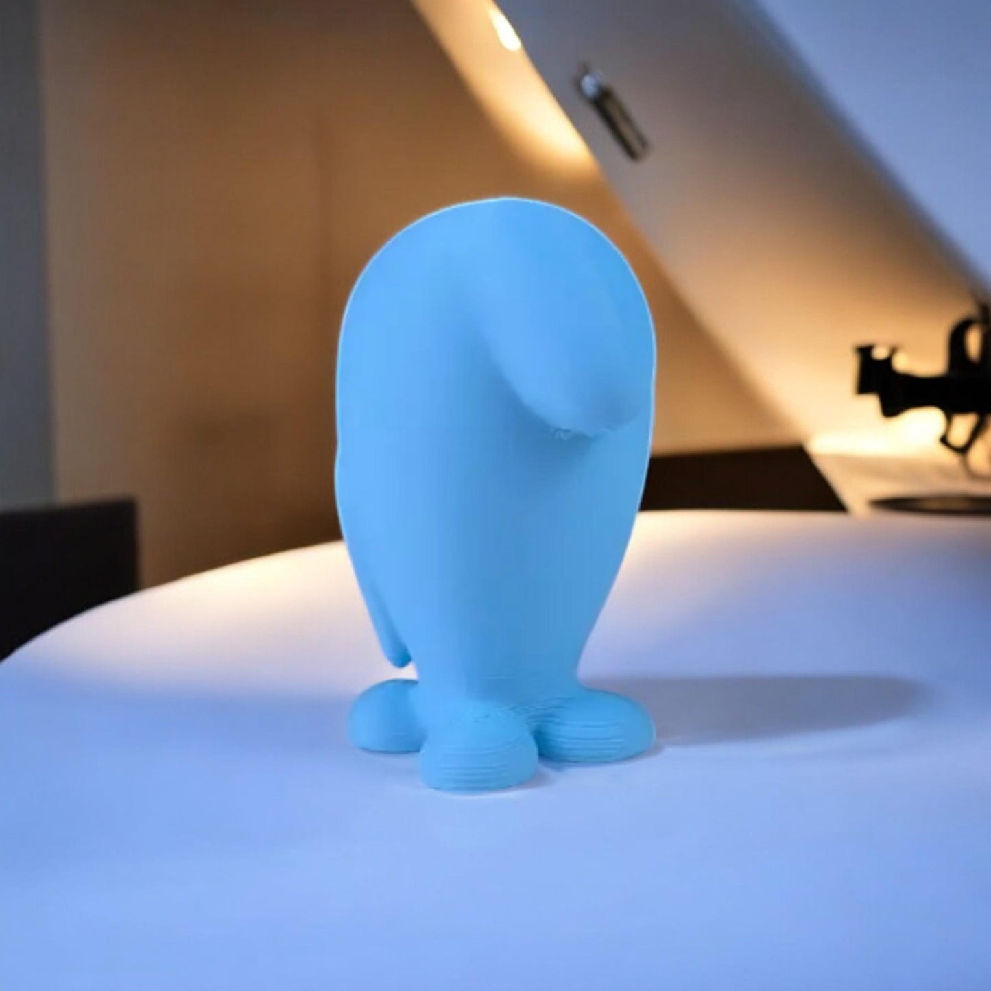 Wobbuffet 3D Printed Model - Pokemon Game Collectible Figurine fan art desk pet image 2