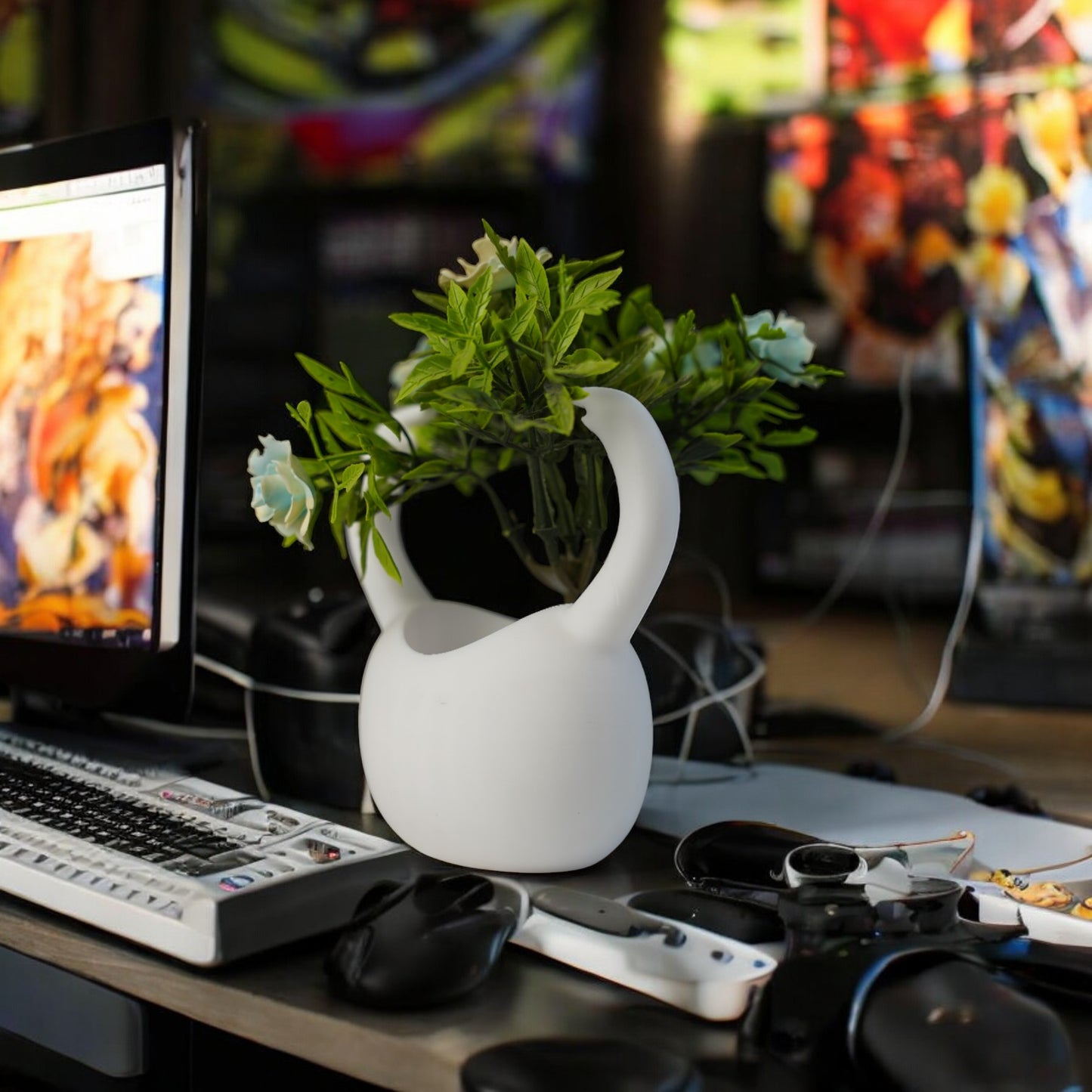 Hollow Knight Plant Pot - 3D Printed Geeky Succulent Planter image 2