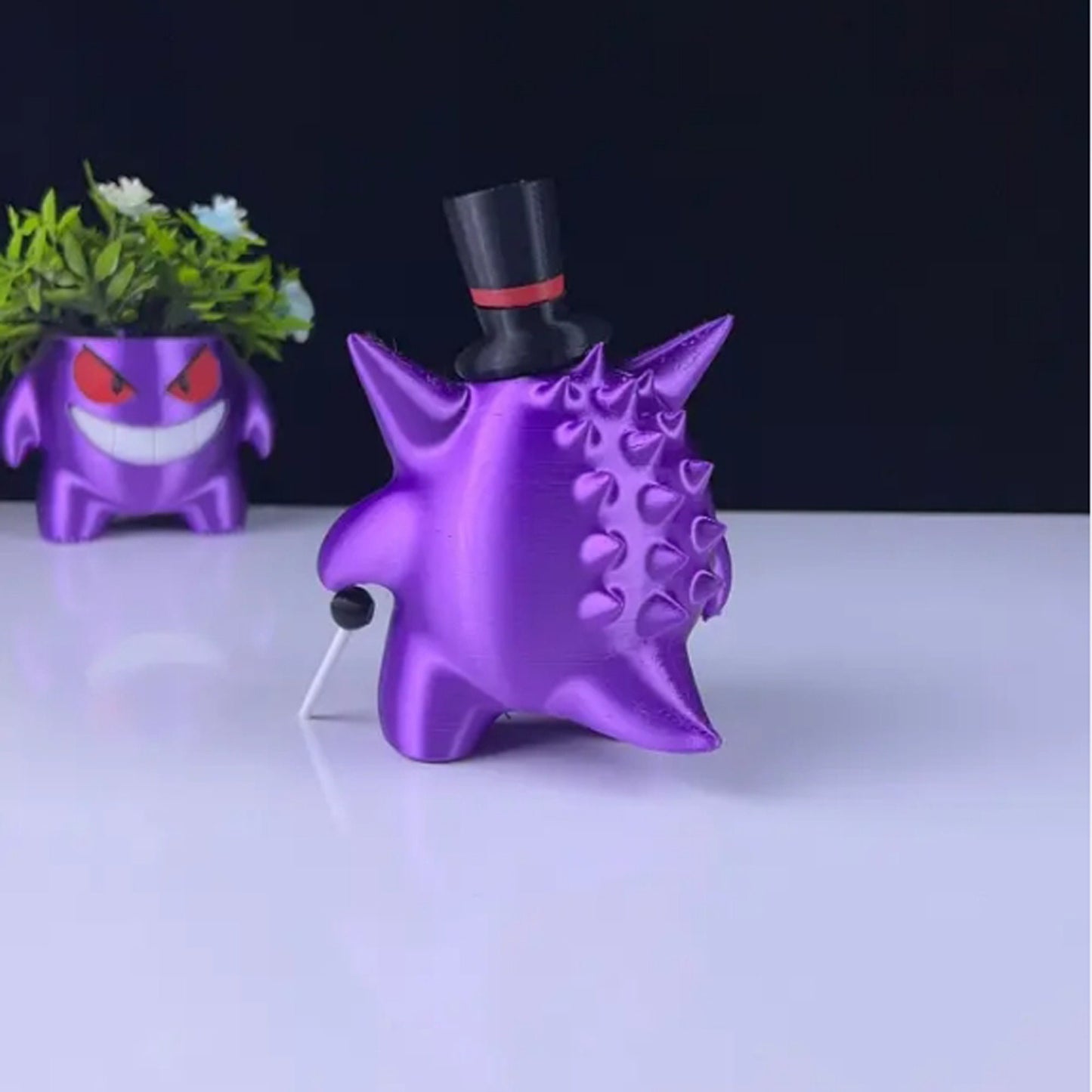 Mr Gengar 3D Printed Model - Pokemon Game Collectible Figurine fan art desk pet image 4