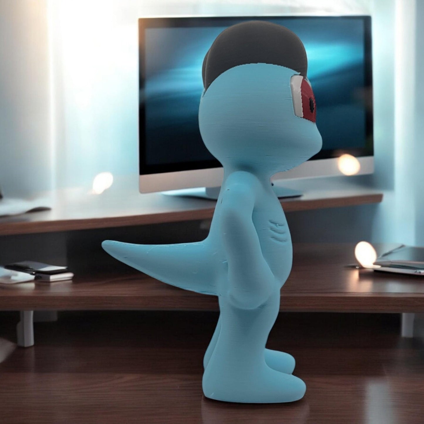 Machop 3D Printed Model - Pokemon Game Collectible Figurine fan art desk pet image 2