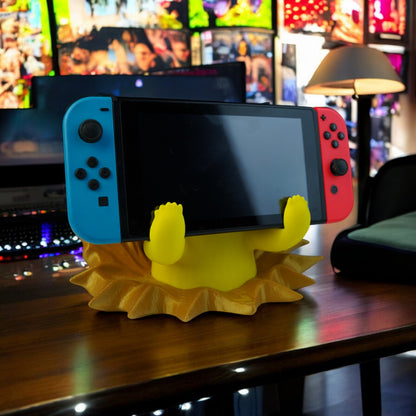 Pikachu Switch Dock 3D Print - Pokemon Console Holder & Stand image 2