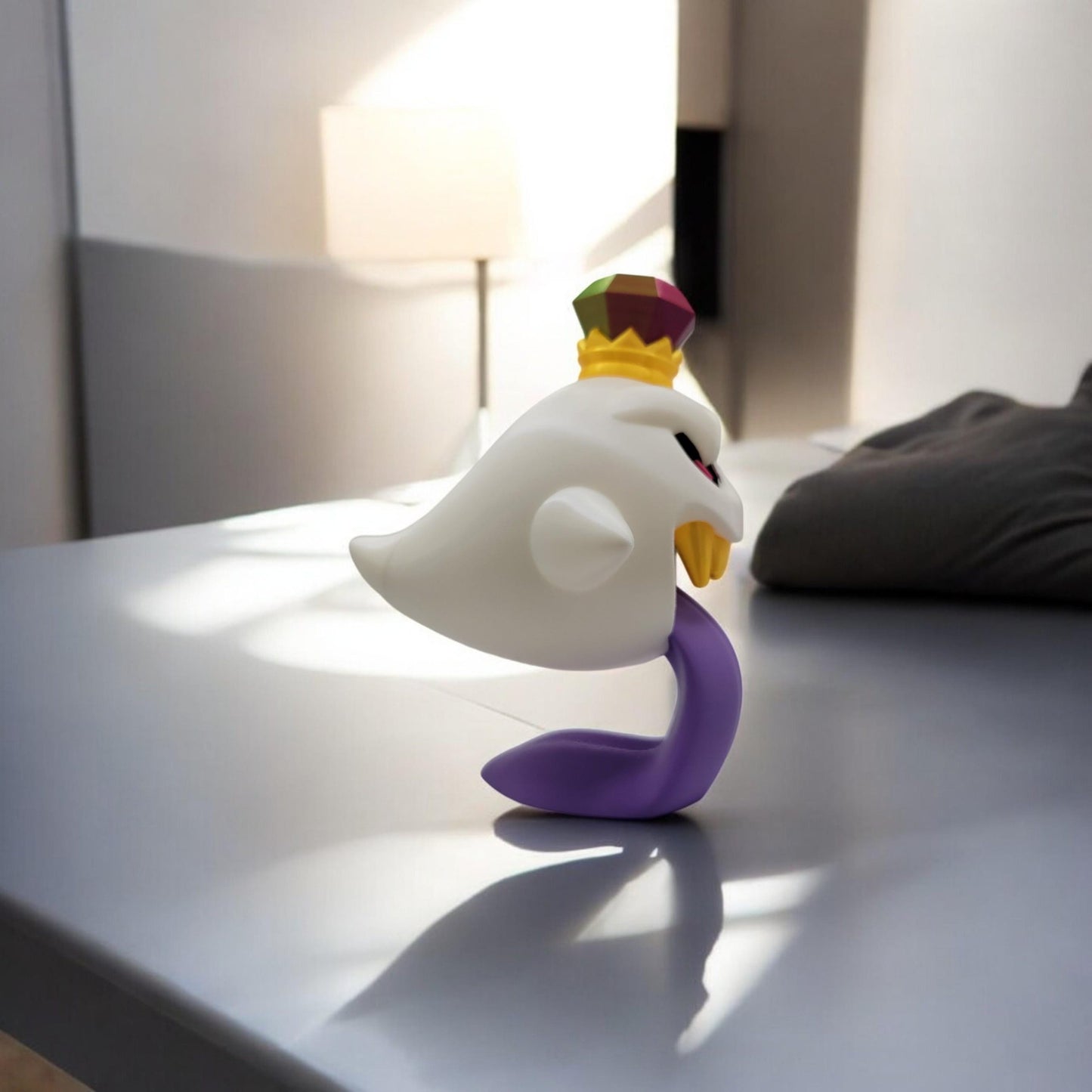King Boo 3D Printed Model - Super Mario Game Collectible Figurine fan art desk pet image 1