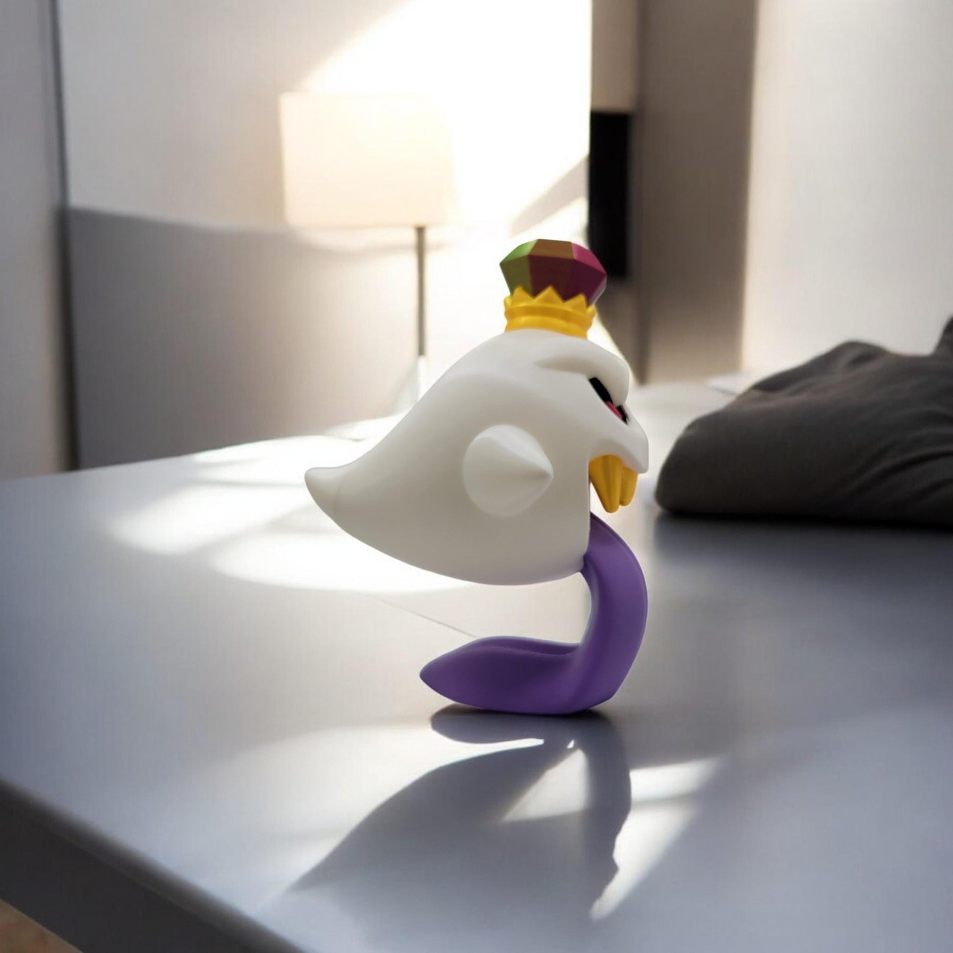 King Boo 3D Printed Model - Super Mario Game Collectible Figurine fan art desk pet image 1
