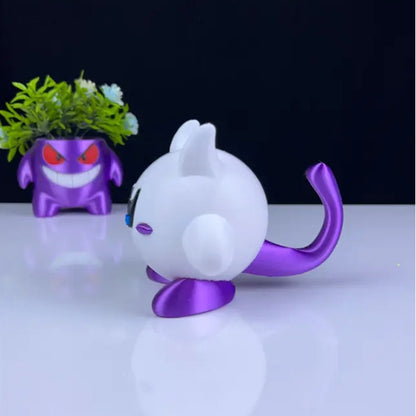 Mewtwo Kirby 3D Printed Model - Kirby Game Collectible Figurine fan art desk pet image 3