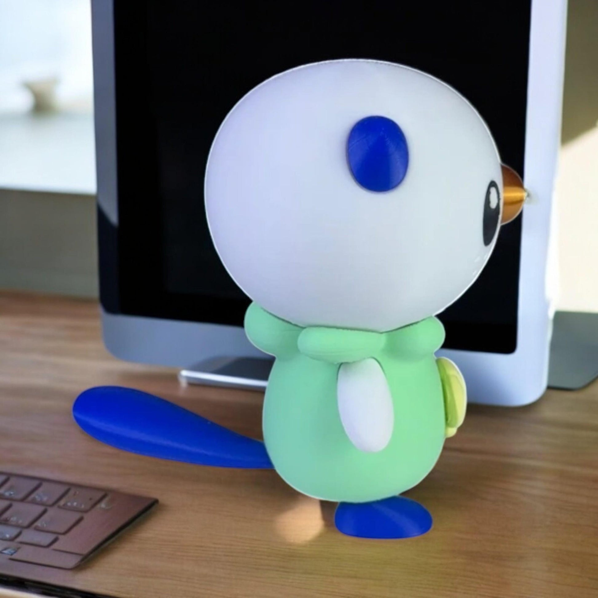 Oshawott 3D Printed Model - Pokemon Game Collectible Figurine fan art desk pet image 4