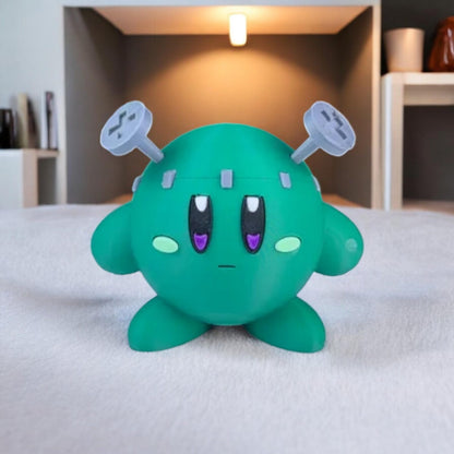 Frankenstein Kirby 3D Printed Model - Kirby Game Collectible Figurine fan art desk pet image 0