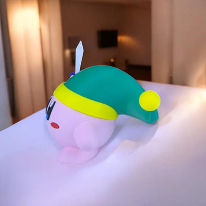 Link Kirby 3D Printed Model - Kirby Game Collectible Figurine fan art desk pet image 2