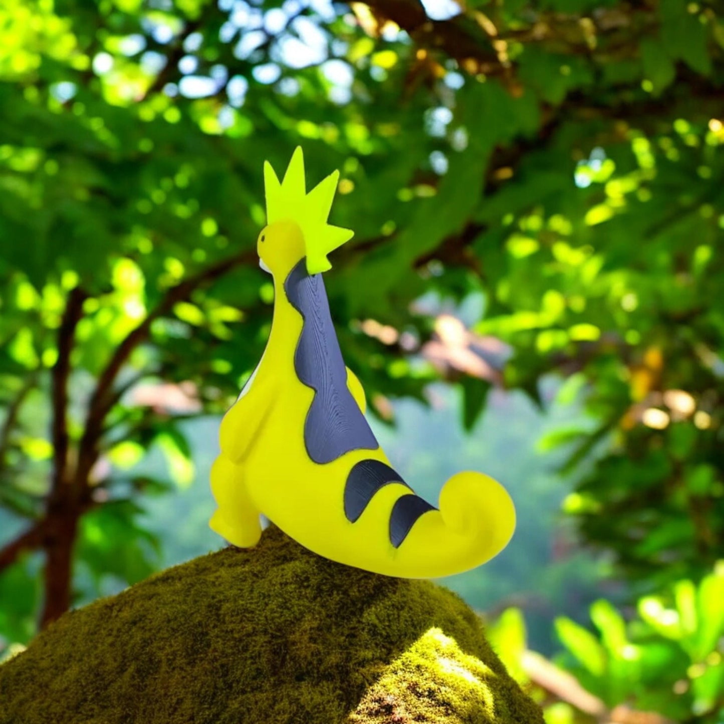 Relaxaurus Lux 3D Printed Model - Palworld Game Collectible Figurine fan art desk pet image 3