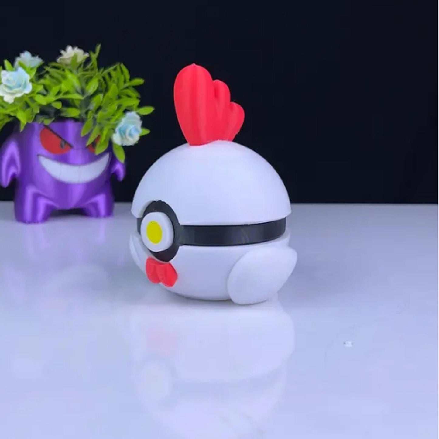 Chikipi Pokeball 3D Printed Model - Palworld Game Collectible Figurine fan art desk pet image 8