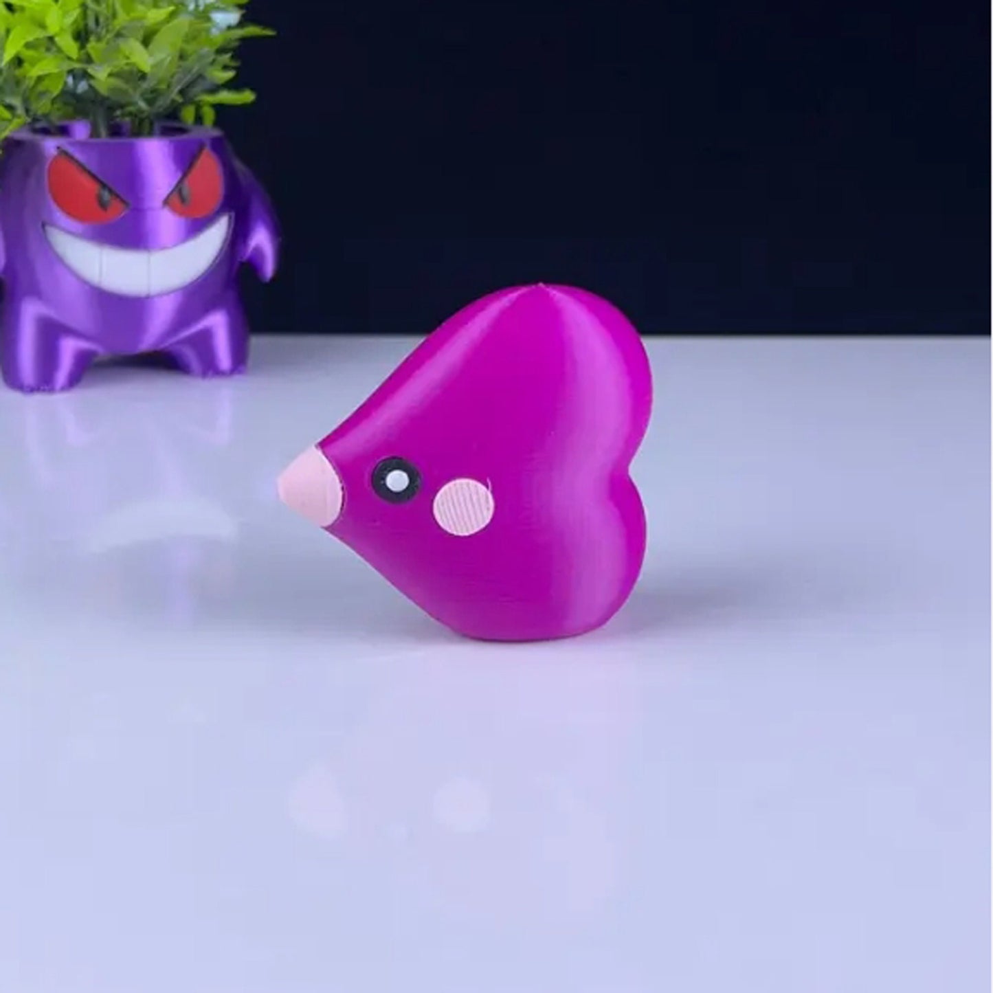 Luvdisc 3D Printed Model - Pokemon Game Collectible Figurine fan art desk pet image 2