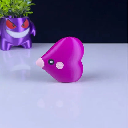 Luvdisc 3D Printed Model - Pokemon Game Collectible Figurine fan art desk pet image 2