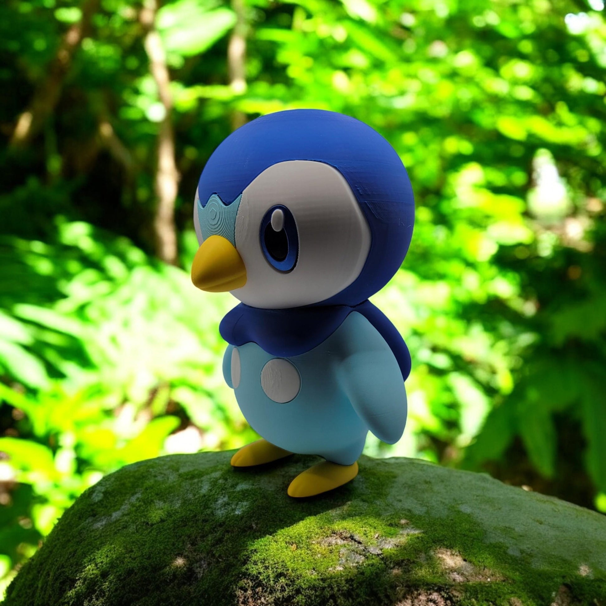 Piplup 3D Printed Model - Pokemon Game Collectible Figurine fan art desk pet image 2