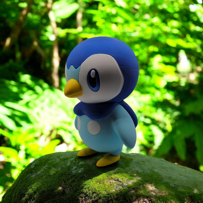 Piplup 3D Printed Model - Pokemon Game Collectible Figurine fan art desk pet image 2