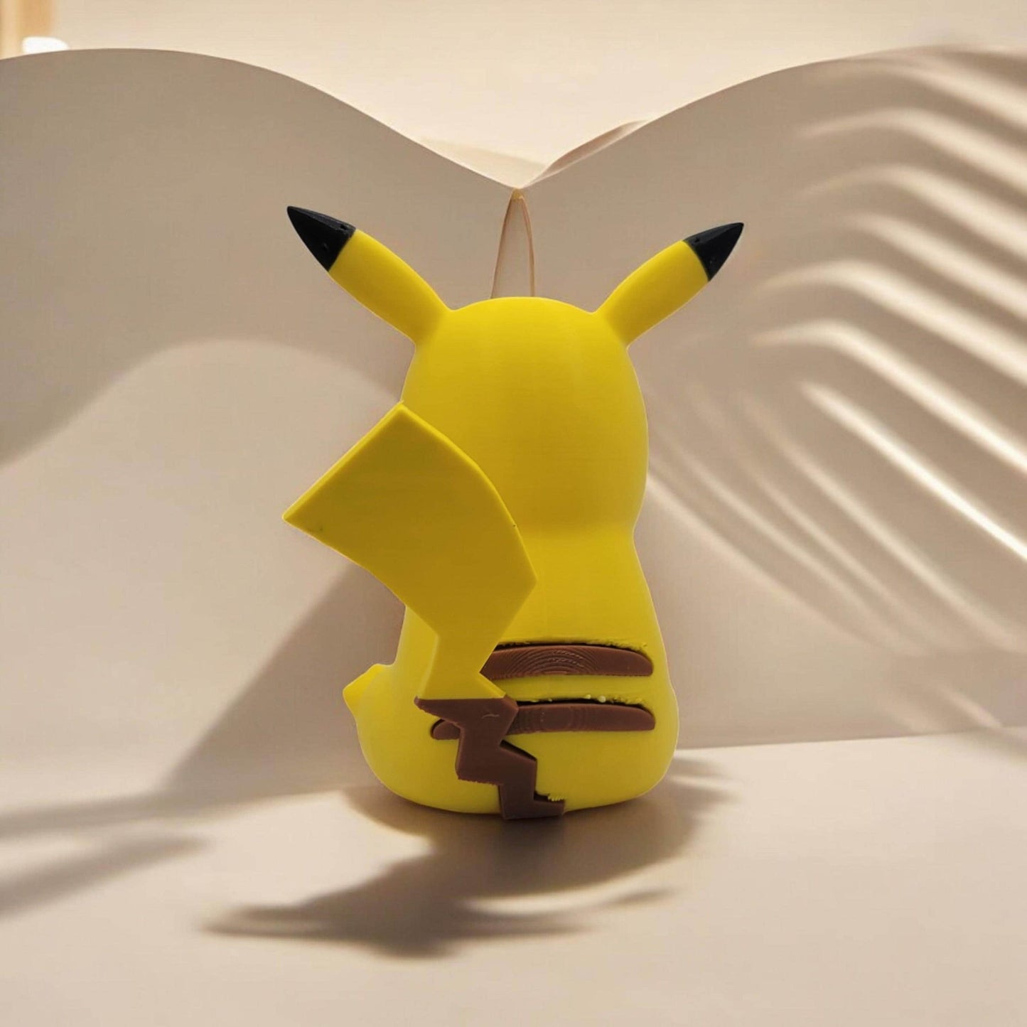 Sitting Pikachu 3D Printed Model - Pokemon Game Collectible Figurine fan art desk pet image 5