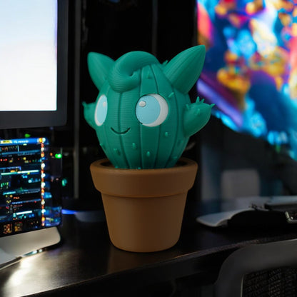 Jigglypuff Cactus3D Printed Model - Pokemon Game Collectible Figurine fan art desk pet image 4