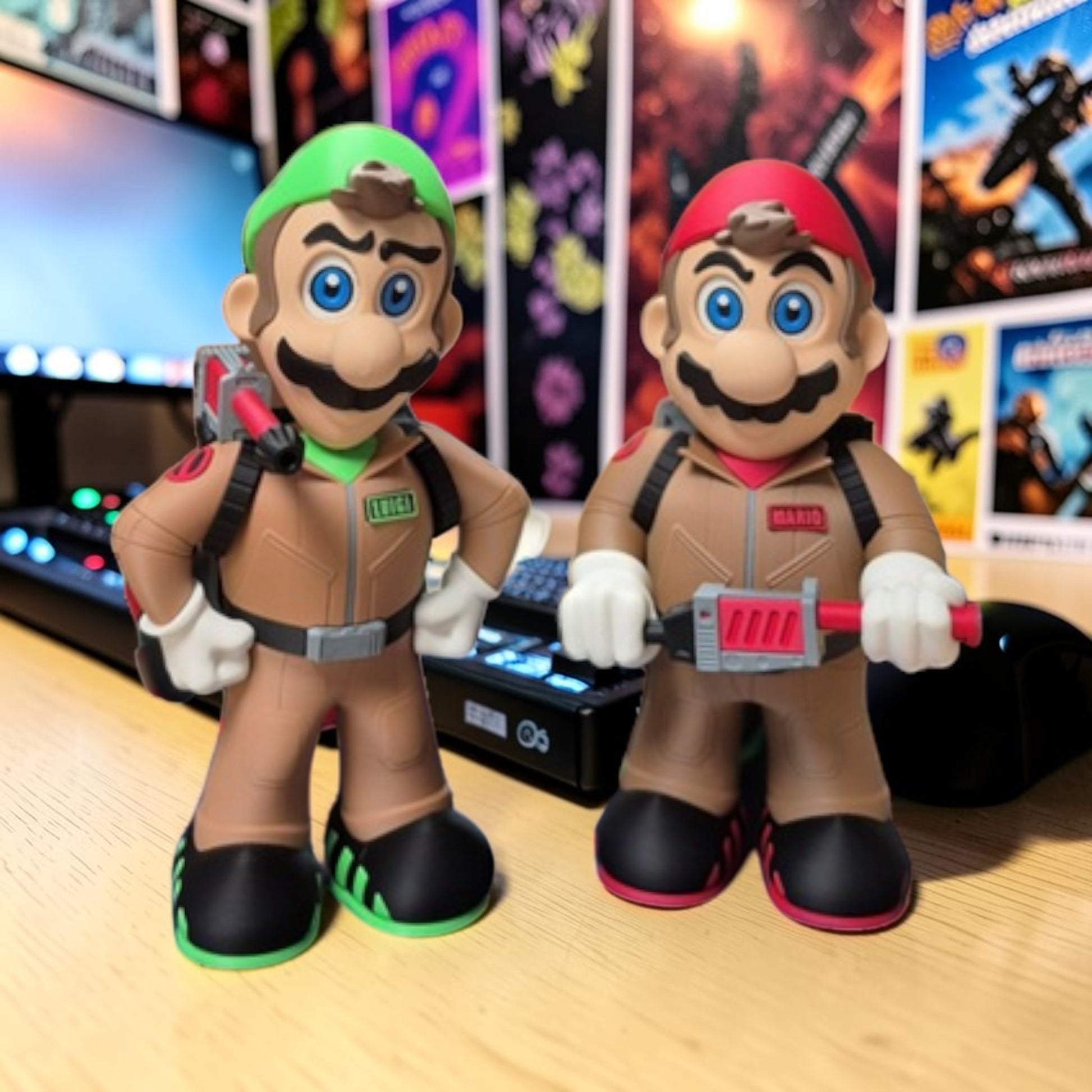 Ghostbuster Luigi 3D Printed Model - Super Mario Game Collectible Figurine image 4