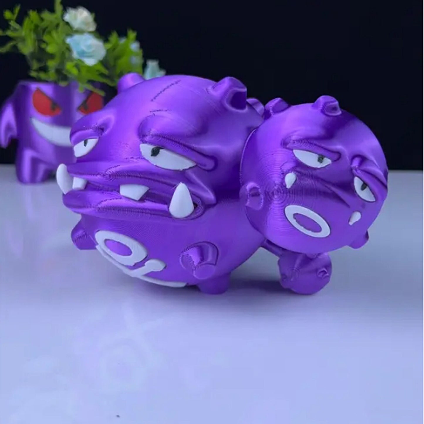 Weezing 3D Printed Model - Pokemon Game Collectible Figurine fan art desk pet image 2