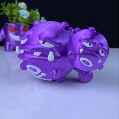 Weezing 3D Printed Model - Pokemon Game Collectible Figurine fan art desk pet image 2