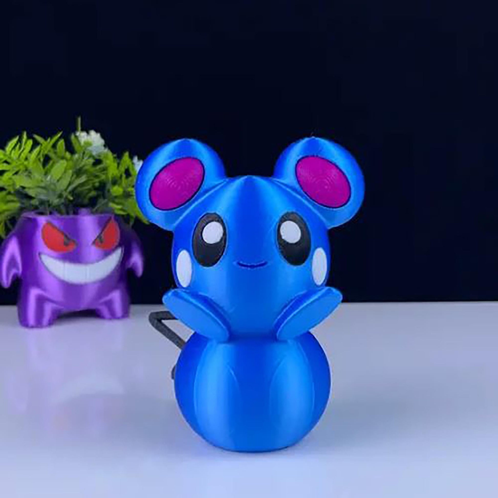 Azurill 3D Printed Model - Pokemon Game Collectible Figurine fan art desk pet image 7