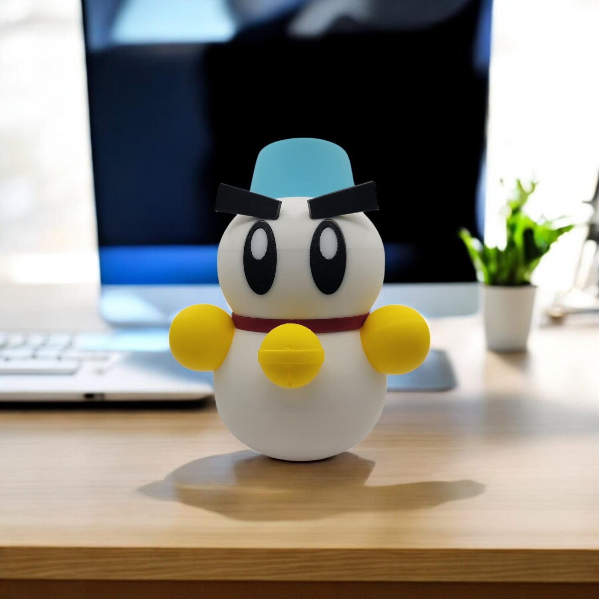 Chilly 3D Printed Model - Kirby Game Collectible Figurine fan art desk pet image 8