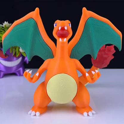 Charizard 3D Printed Model - Pokemon Game Collectible Figurine fan art desk pet image 1