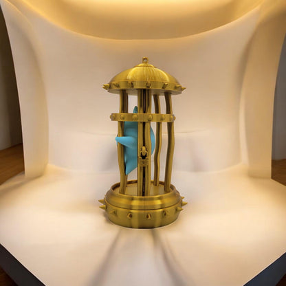 Lumalee in Cage 3D Printed Model - Super Mario Bros Game Collectible Figurine fan art desk pet image 7
