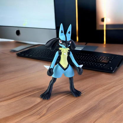 Lucario 3D Printed Model - Pokemon Game Collectible Figurine fan art desk pet image 2