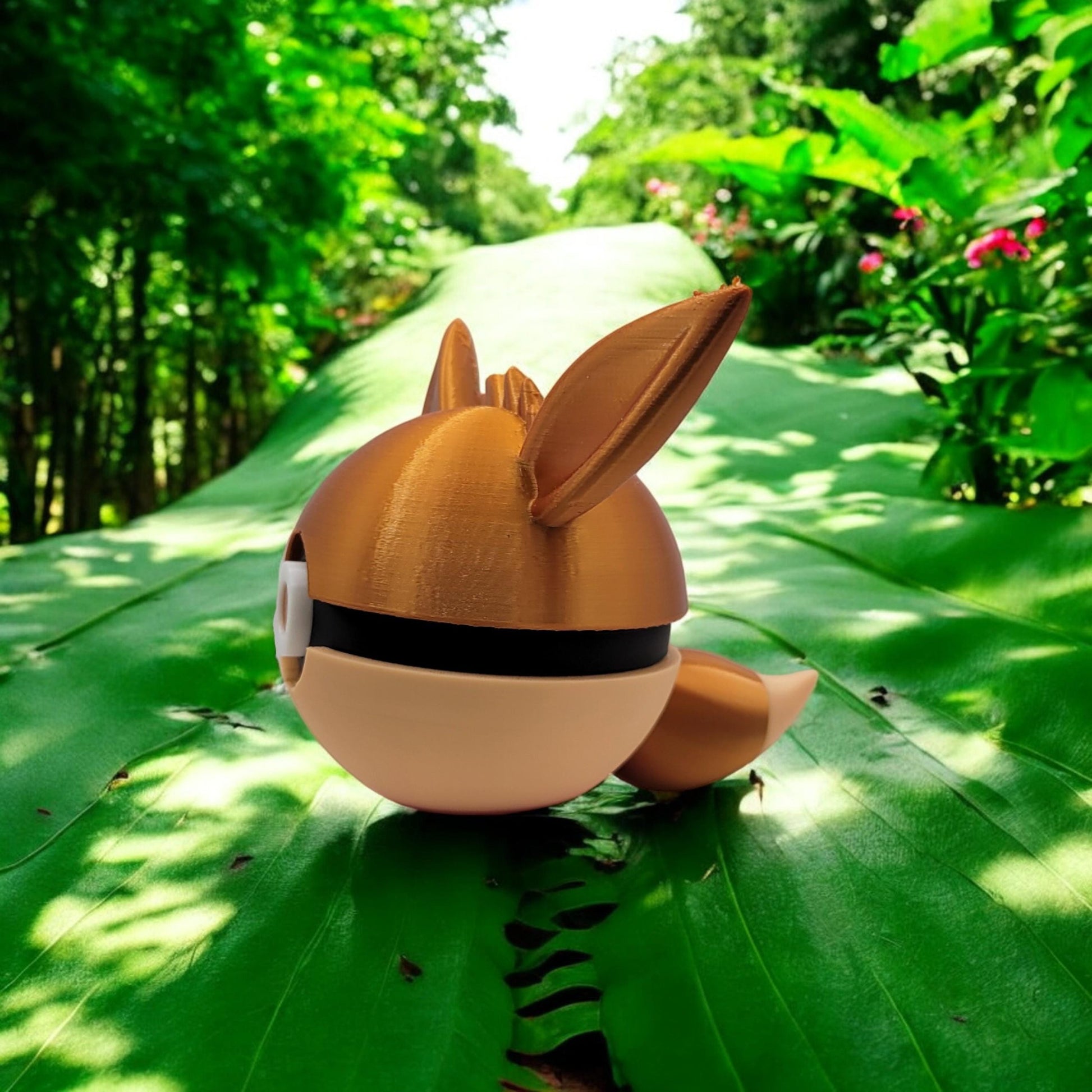 Eevee Pokeball 3D Printed Model - Pokeball Game Collectible Figurine fan art desk pet image 5