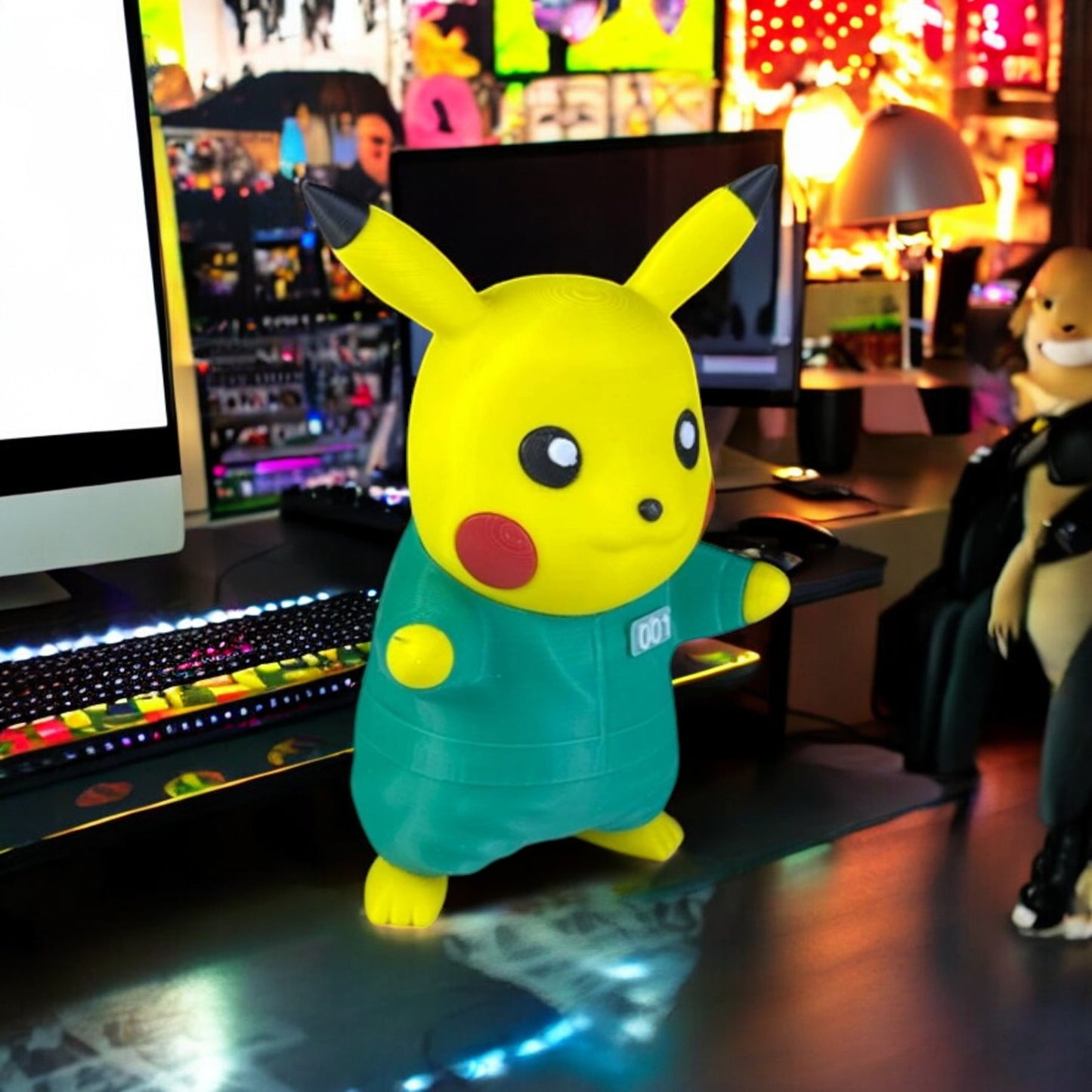 PikaPlayer 0013D Printed Model - Squid games Game Collectible Figurine fan art desk pet image 5