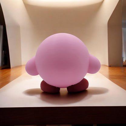 Kirby 3D Printed Model - Kirby Game Collectible Figurine fan art desk pet image 3