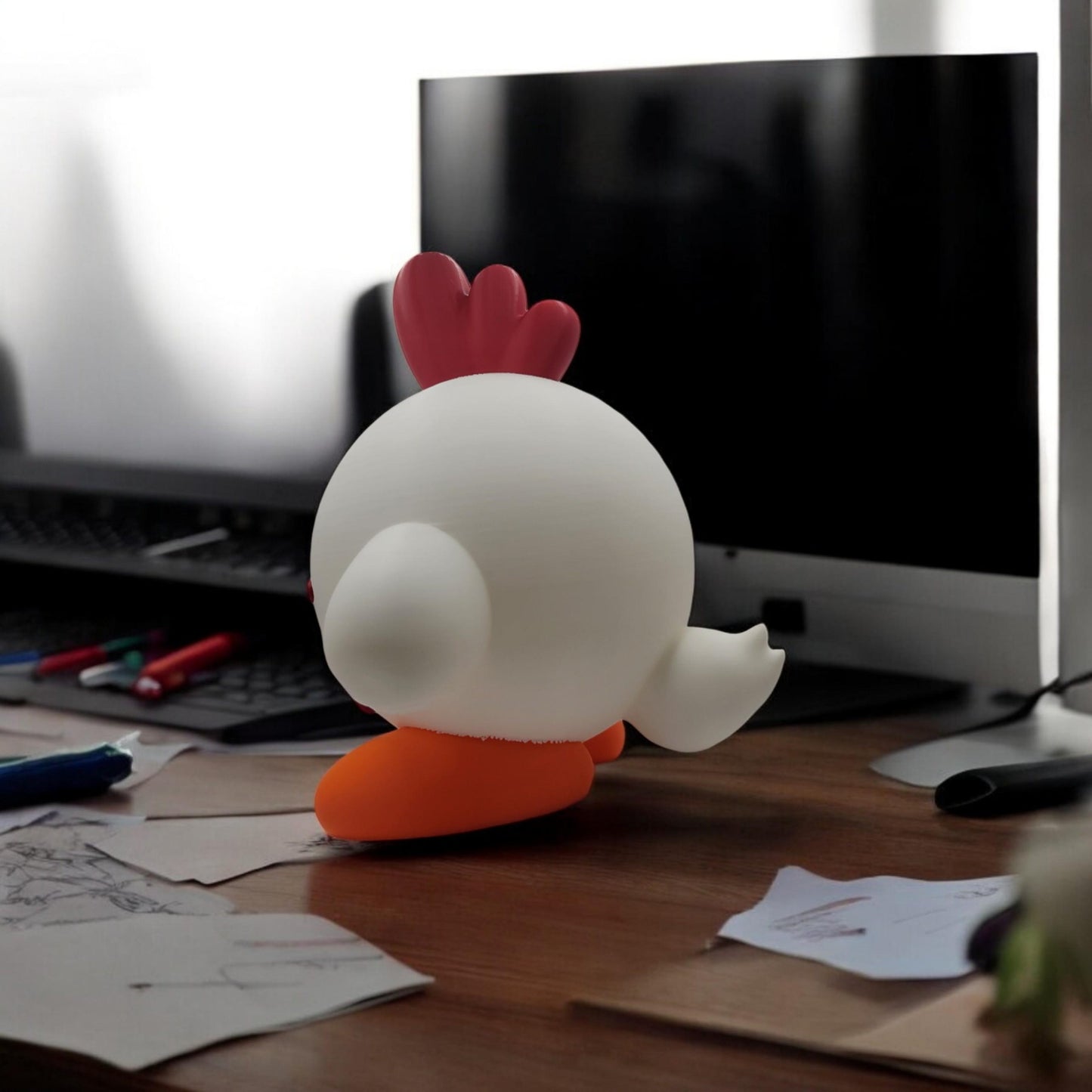 Kirby Chikipi 3D Printed Model - Palworld Game Collectible Figurine fan art desk pet image 5