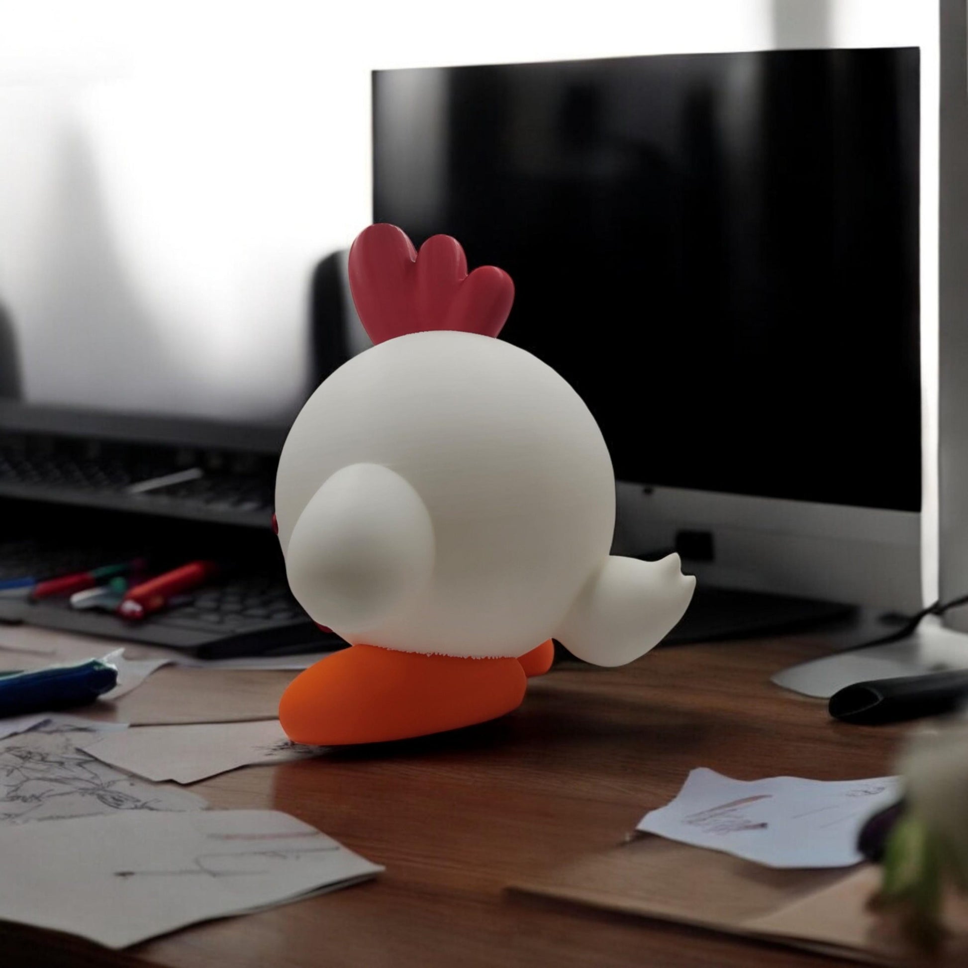 Kirby Chikipi 3D Printed Model - Palworld Game Collectible Figurine fan art desk pet image 5