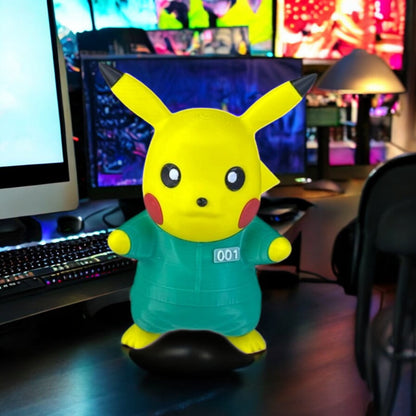 PikaPlayer 0013D Printed Model - Squid games Game Collectible Figurine fan art desk pet image 0