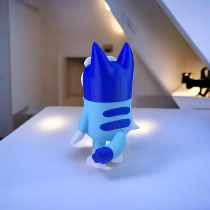 Bluey 3D Printed Model - Game Collectible Figurine fan art desk pet image 2