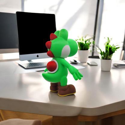 Yoshi 3D Printed Model - Super Mario Game Collectible Figurine fan art desk pet image 1
