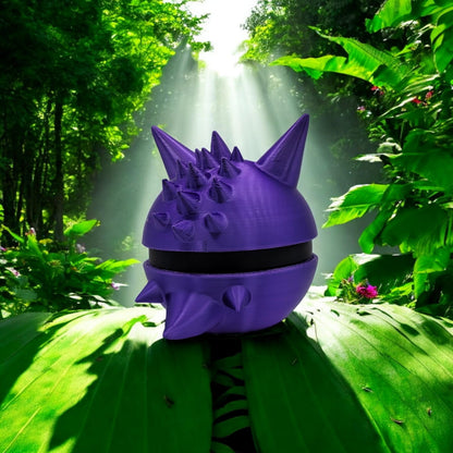 Gengar Pokeball 3D Printed Model - Pokeball Game Collectible Figurine fan art desk pet image 4